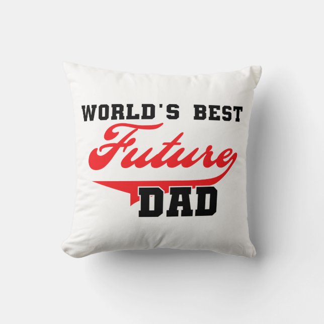 Coussin Les meilleurs cadeaux papa du monde (Recto)