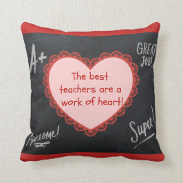 Coussin Les Meilleurs Enseignants Jettent De L'Oreiller