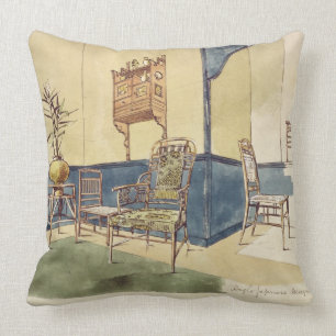 Coussin Les meubles anglo de style japonais conçoivent pa