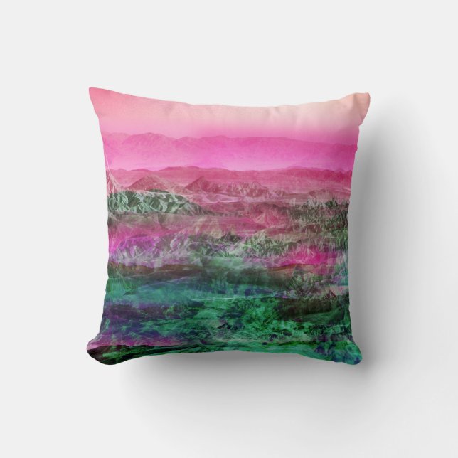 Coussin Les montagnes du désert (Recto)