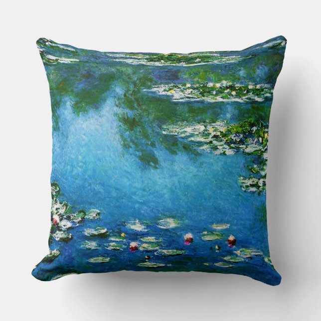Coussin Les nénuphars de Claude Monet (Recto)