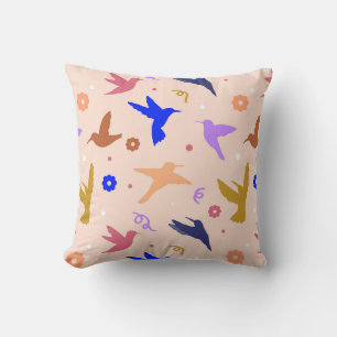 Coussin Les oiseaux dans l'air