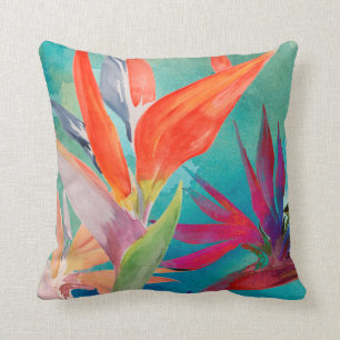 Coussin Les oiseaux vivants du paradis