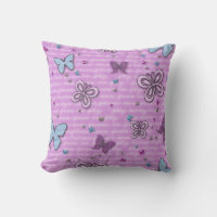 Les papillons sont libres de voler lancer PIllow