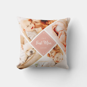 Coussin Les photos de Best Maman Ever Modern Custom