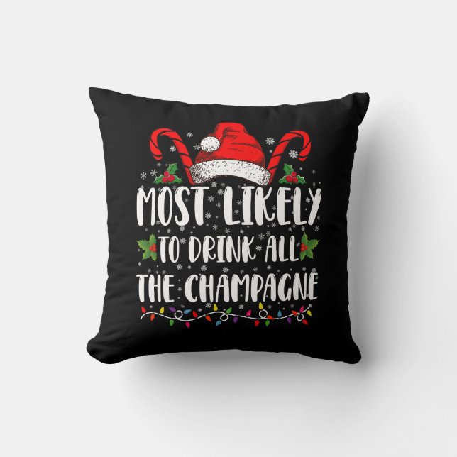 Coussin Les Plus Susceptibles De Boire Tous Les Boissons D (Recto)