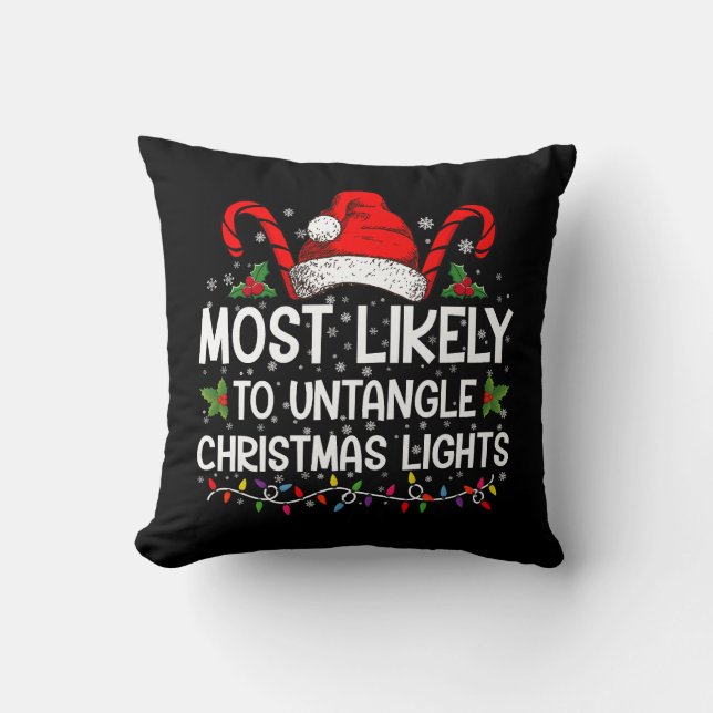 Coussin Les Plus Susceptibles De Démêler Les Lumières De N (Recto)