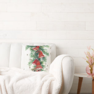 Coussin Les rétros cloches de Noël vintages autoguident le