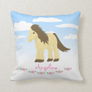 Coussin Les roses des poneys n reposent - le thème de