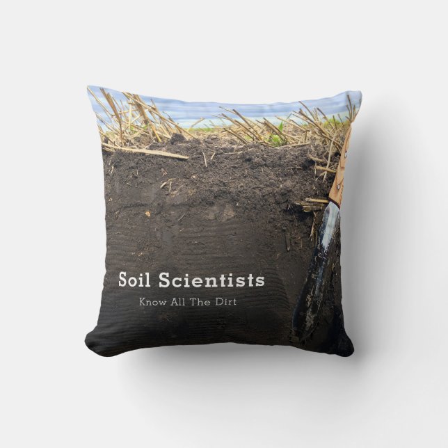 Coussin Les Scientifiques Du Sol Connaissent Toute La Sour (Recto)