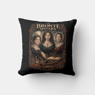 Coussin Les Sœurs Brontë