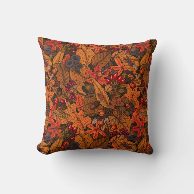 Coussin Les trésors d'automne (Recto)