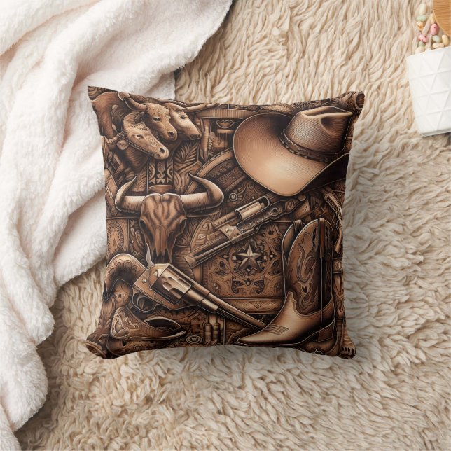 Coussin Les trésors de l'Ouest sauvage (Couverture)