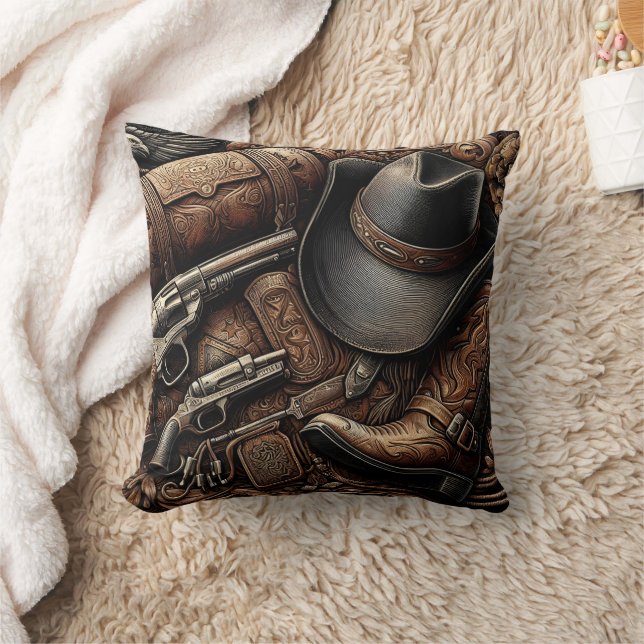 Coussin Les trésors de l'Ouest sauvage (Couverture)