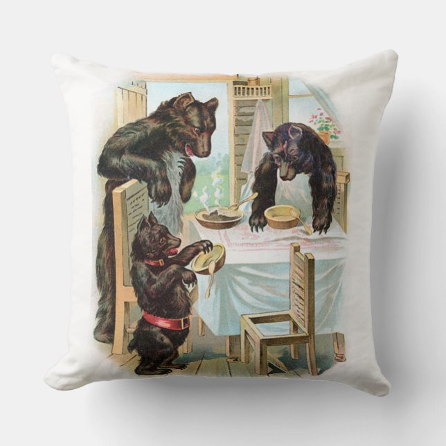Coussin Les Trois Ours (Recto)