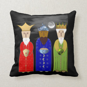 Coussin Les Trois Sages Jetent L'Oreiller