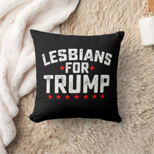 Coussin Lesbiennes Pour Trump LGBTQ Élection Présidentiell