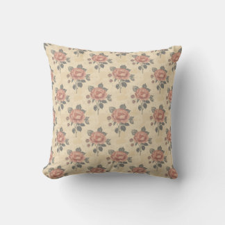 Coussin L'essence du motif de grâce en fleurs