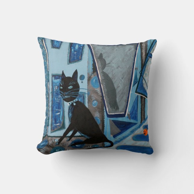 Coussin Lestat le chat (Recto)
