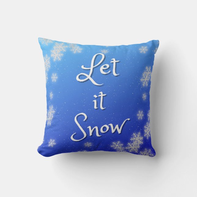 Coussin Let it Snow pillow (Recto)