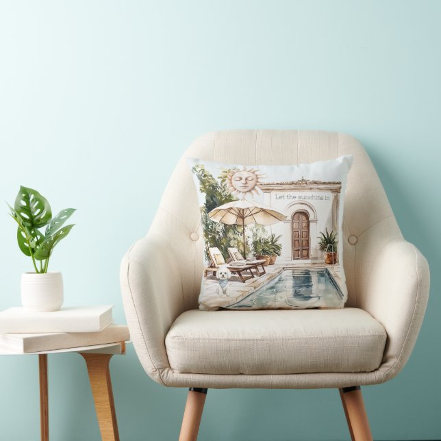 Coussin Let Sunshine In Sun Pool Dog House (Chaise)