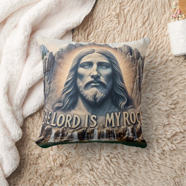 Coussin L'Éternel Est Mon Rocher ; PSALM 18 ; 2 Est Grand (Couverture)