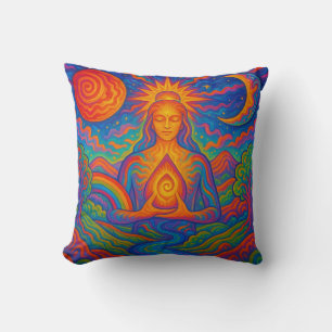 Coussin "L'Étincelle Divine À L'Intérieur"