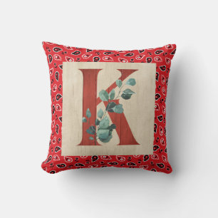 Coussin LETTRE BANDE BOIS & BandANE K