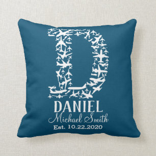 Coussin Lettre D Avions D Avions D Avions