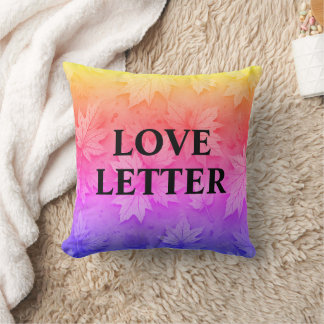 COUSSIN LETTRE D'AMOUR COUCHON