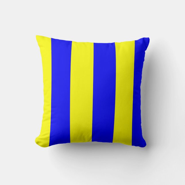 Coussin LETTRE Drapeau Nautique Signal G (Golf) (Recto)