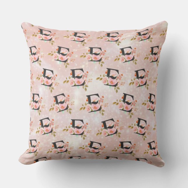 Coussin Lettre E (Recto)