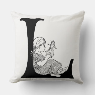 COUSSIN LETTRE JEUX SALAIRES 'L' MONO