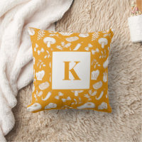 Lettre monogramme Cuisine Vintage Motif Chef Baker