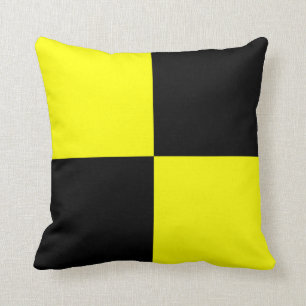 Coussin Lettre nautique L de signal de drapeau