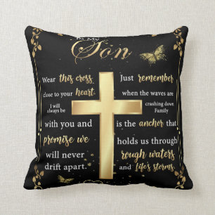 Coussin Lettre personnalisée à mon fils