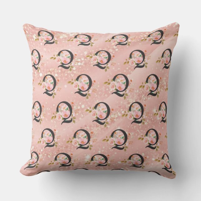 Coussin Lettre Q (Recto)