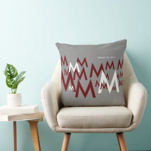 Coussin Lettres initiales / nom complet customisé