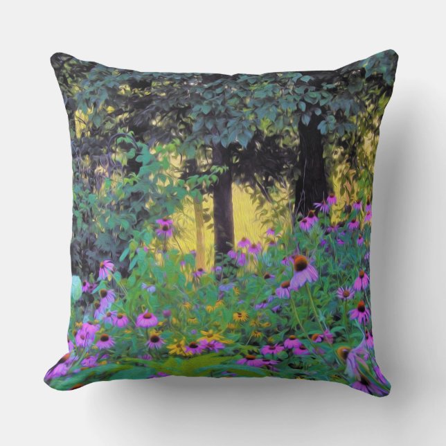 Coussin Lever du soleil du matin dans My Rubio Garden (Recto)