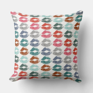 Coussin Lèvres colorées élégantes #33