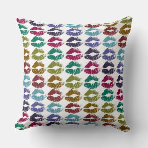 Coussin Lèvres colorées élégantes #35