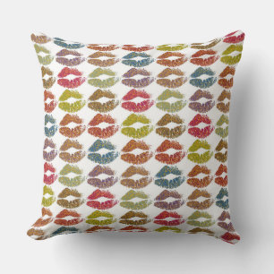Coussin Lèvres colorées élégantes #38