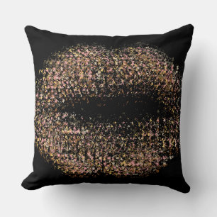 Coussin Lèvres d'art Abstrait modernes #18