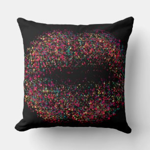 Coussin Lèvres d'art Abstrait modernes #7