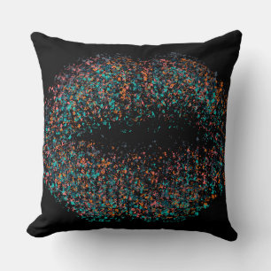 Coussin Lèvres d'art Abstrait modernes #8