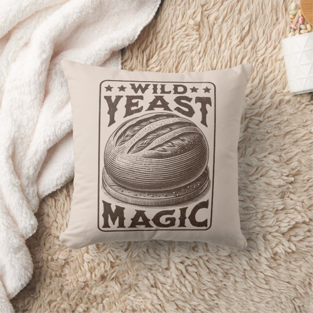 Coussin Levure sauvage Magique Pain d'Argent Pain passionn (Couverture)