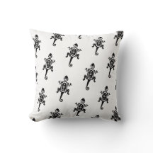 lézard noir aztèque