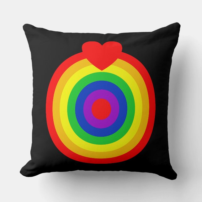 Coussin #LGBT #love #pride #gay #lesbiennes #freedom #para (Recto)