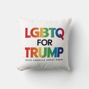 COUSSIN LGBTQ POUR TRUMP GAY LESBIAN POUR TRUMP 2024