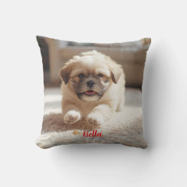 Coussin Lhasa Apso Joueuse Personnalisée
